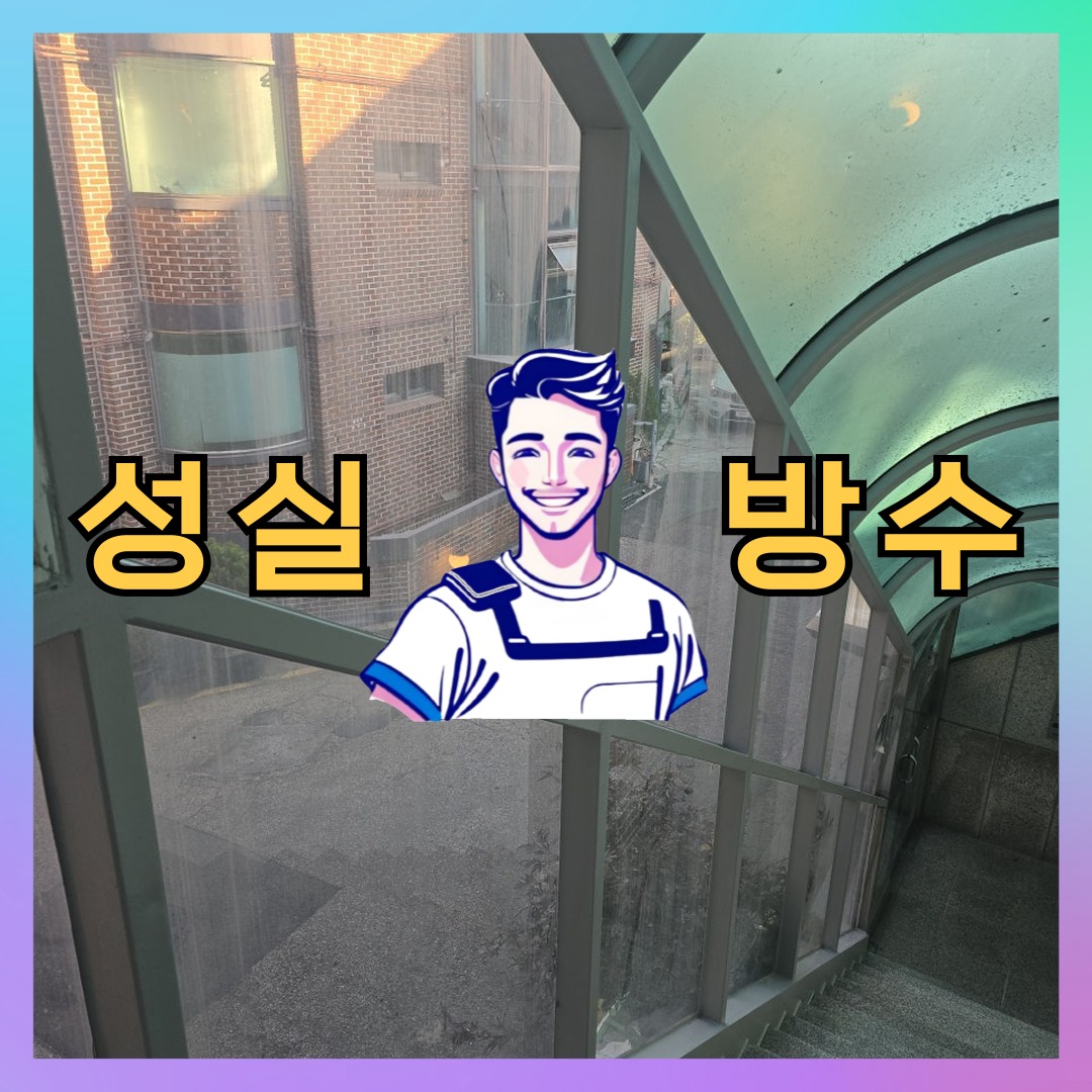 경기 고양시 일산동구 식사동 다세대 빌라 옥상 우레탄방수 시공 전 상태 - 성실방수
