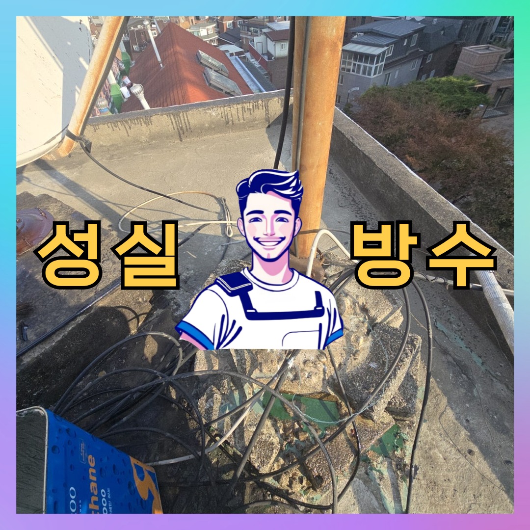 경기 고양시 일산동구 고봉동 다세대 빌라 외벽방수 시공 전 상태 - 성실방수