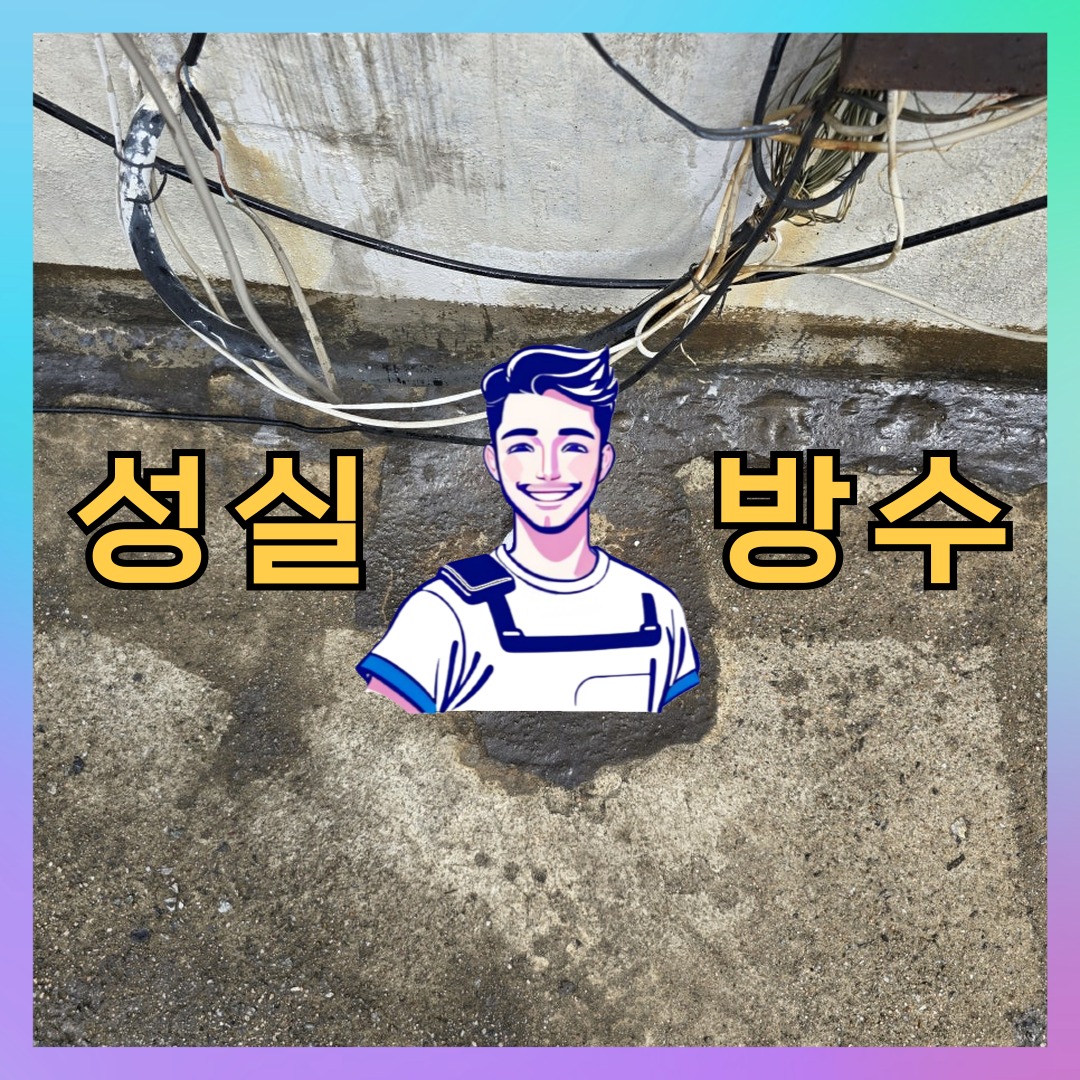 경기 수원시 장안구 파장동 다세대 빌라 옥상방수 시공 전 상태 - 성실방수