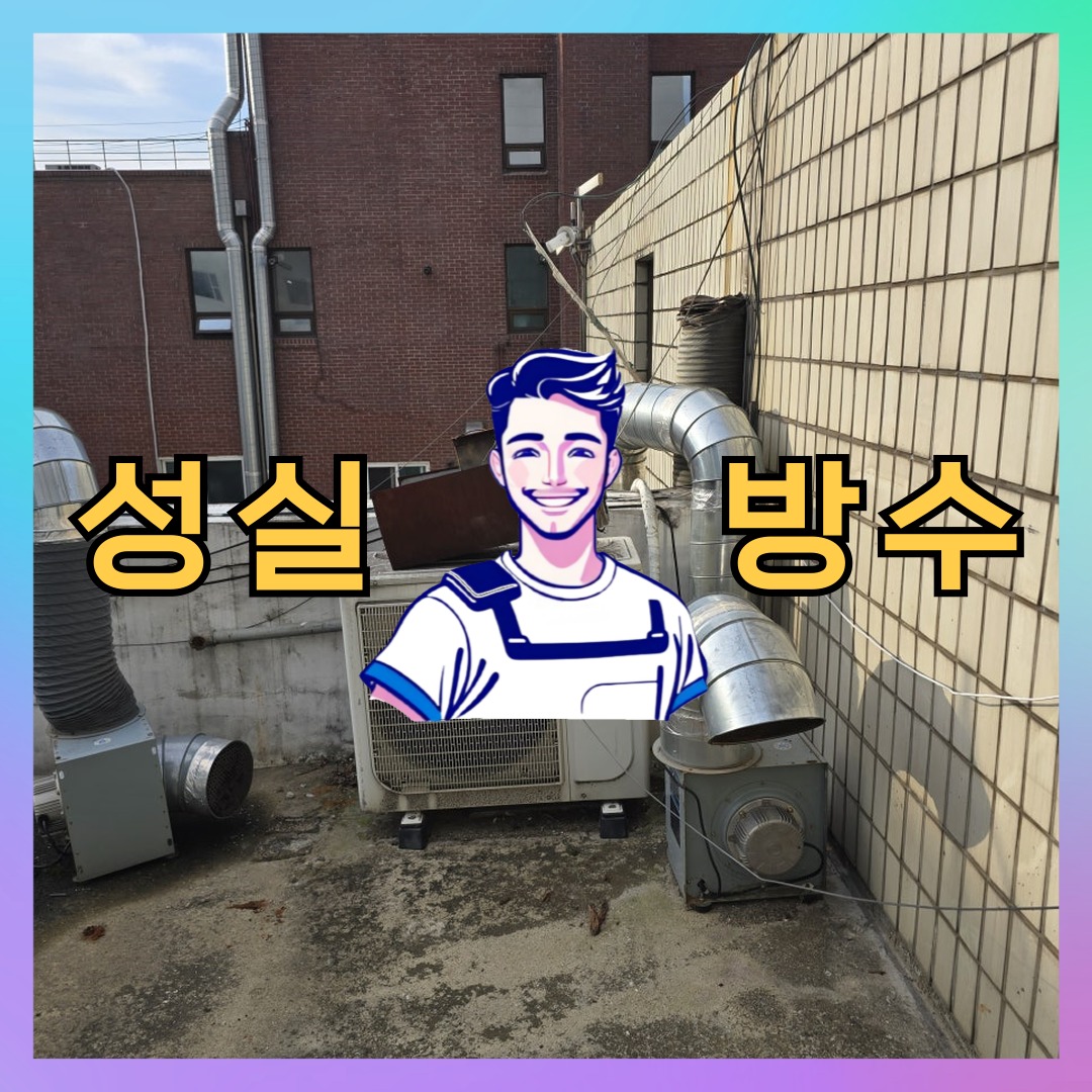 경기 고양시 덕양구 대덕동 다세대 빌라 옥상방수 시공 전 상태 - 성실방수