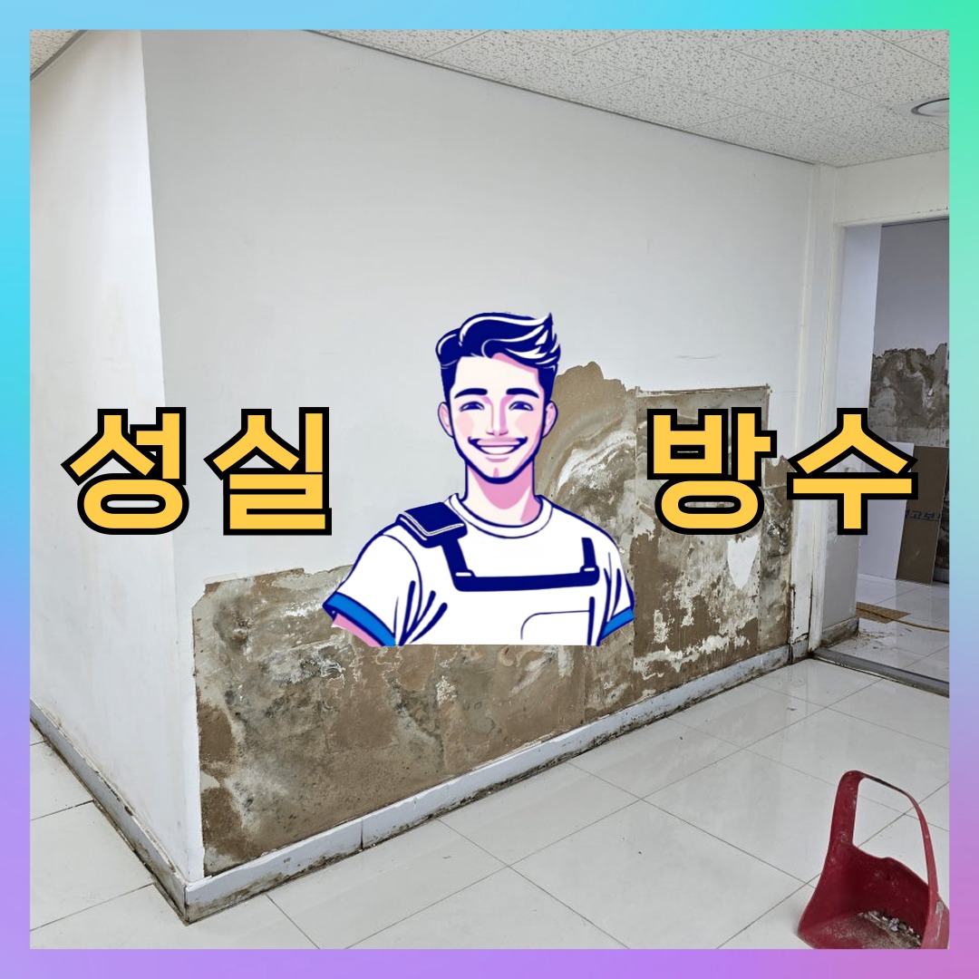 경기 안산시 단원구 원곡동 다세대 빌라 외벽방수 시공 전 상태 - 성실방수