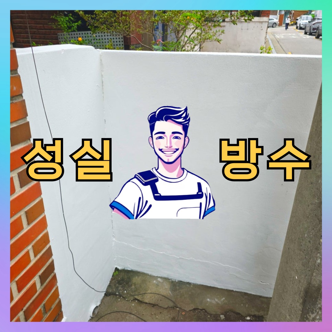 경기 안양시 동안구 호계동 다세대 빌라 외벽방수 시공 전 상태 - 성실방수