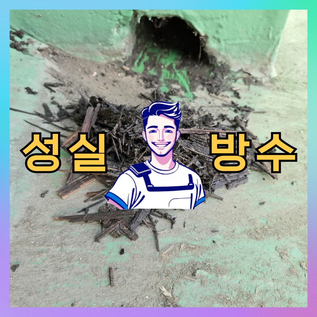 인천 미추홀구 도화동 다세대 빌라 외벽방수 시공 전 상태 - 성실방수