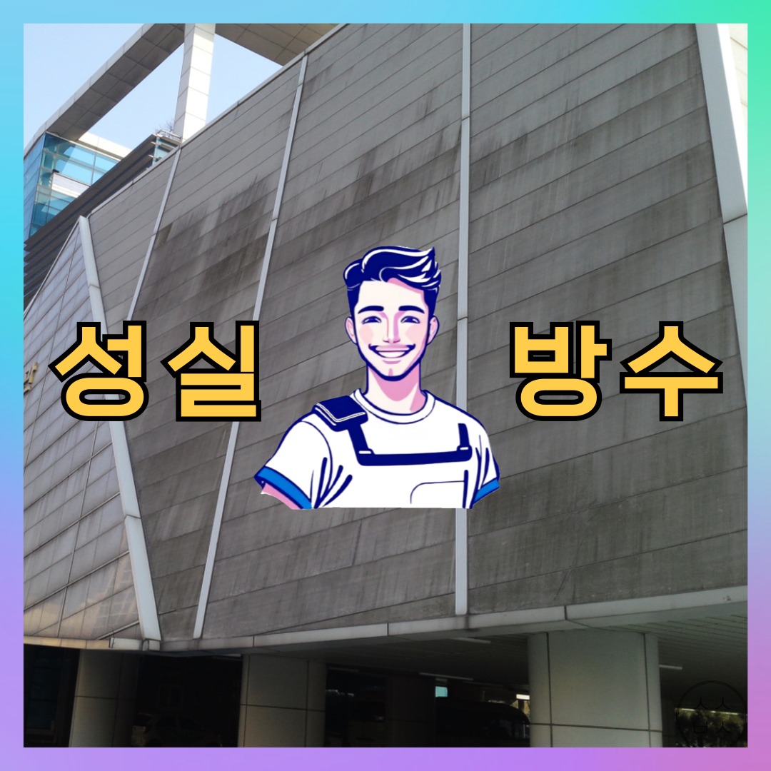 서울 강동구 강일동 다세대 빌라 옥상 우레탄방수 시공 전 상태 - 성실방수