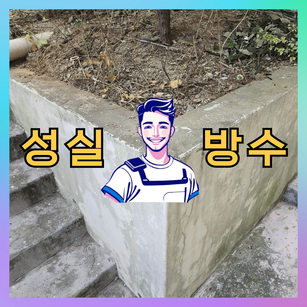 서울 관악구 남현동 다세대 빌라 외벽방수 시공 전 상태 - 성실방수