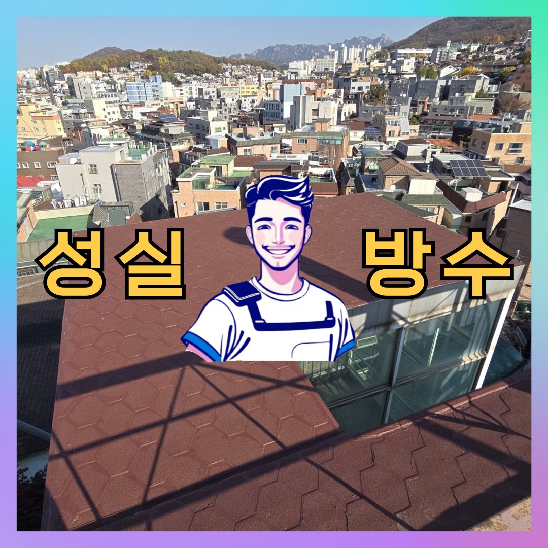 서울 용산구 원효로동 다세대 빌라 옥상방수 시공 전 상태 - 성실방수