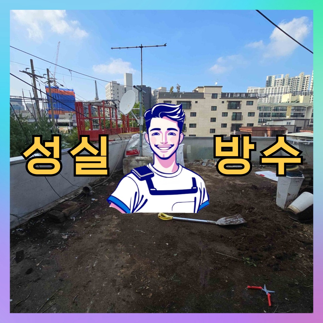 서울 중구 소공동 다세대 빌라 노출면 방수코팅 시공 사례 대표 이미지