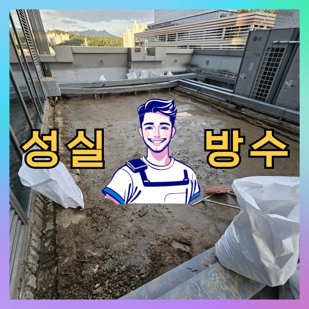 서울 동작구 상도동 다세대 빌라 노출면 방수코팅 시공 전 상태 - 성실방수